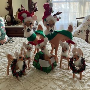 ANNALEE Family of Reindeer